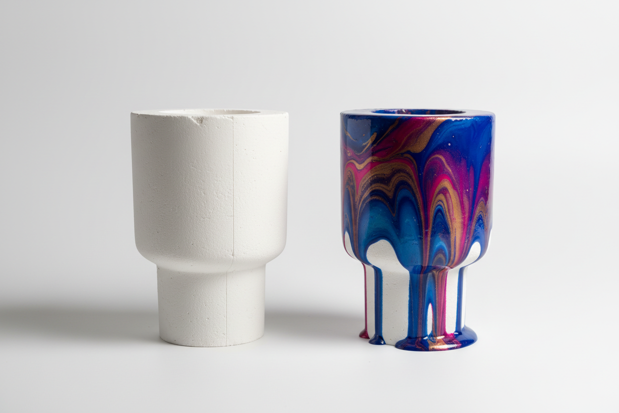 3D Models for paint pouring